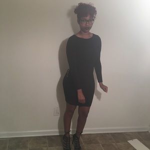 Black Dress Cutout in the back.